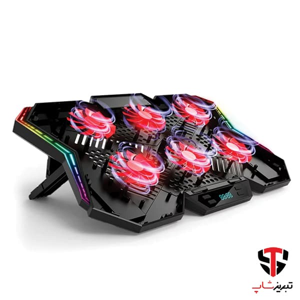 پایه خنک کننده لپ تاپ کول کلد مدل K40 RGB — تصویر ۵