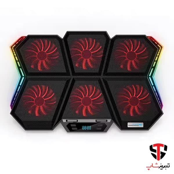 پایه خنک کننده لپ تاپ کول کلد مدل K40 RGB