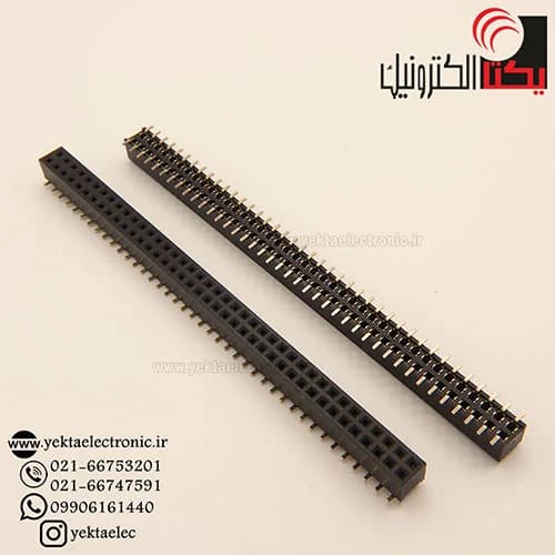 پین هدر مادگی 40*2 پین 2.00 میلیمترSMِD — تصویر ۳