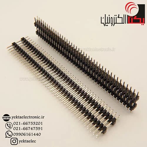 پین هدر نری صاف 40*2 پین پایه بلند 2.00میلیمتر — تصویر ۲