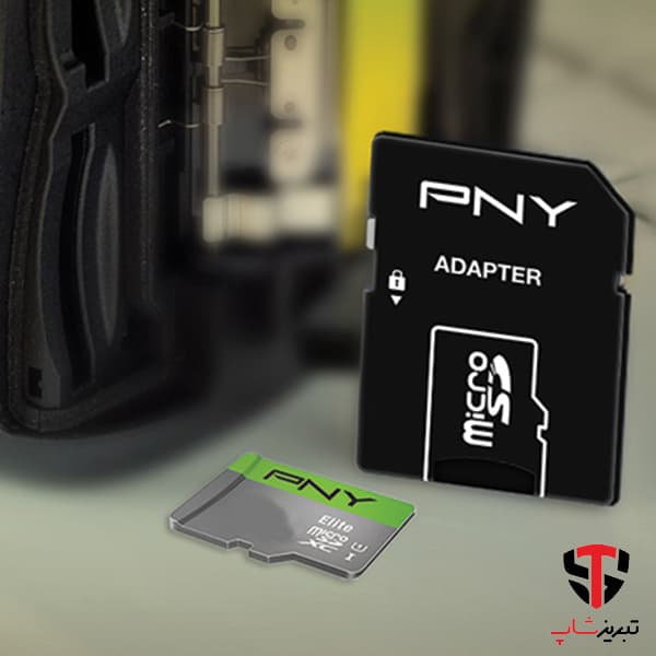 کارت حافظه microSDXC پی ان وای مدل P-SDU16GU185GW-GE ظرفیت 16 گیگابایت به همراه آداپتور — تصویر ۵