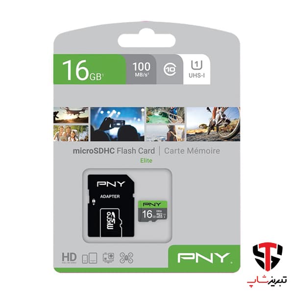 کارت حافظه microSDXC پی ان وای مدل P-SDU16GU185GW-GE ظرفیت 16 گیگابایت به همراه آداپتور — تصویر ۷