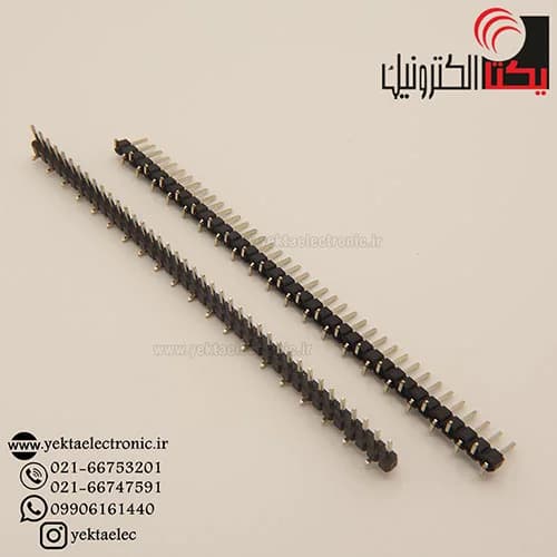 پین هدر نری 40*1 پین 2.00میلیمتر SMD — تصویر ۲