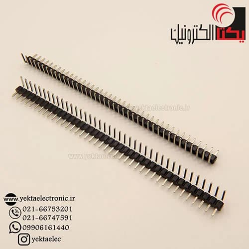 پین هدر نری رایت 40*1 پین 2.00میلیمتر — تصویر ۳