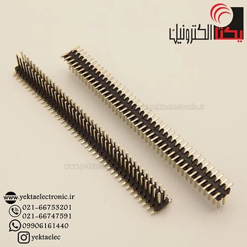 پین هدر نری 40*2 پین 1.27 میلیمتر SMِD
