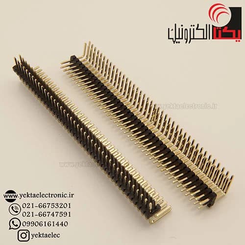 پین هدر نری رایت 40*2 پین 1.27 میلیمتر