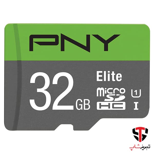 کارت حافظه microSDXC پی ان وای مدل P-SDU32GU185GW-GE ظرفیت 32 گیگابایت به همراه آداپتور