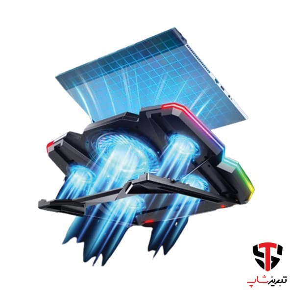 پایه خنک کننده لپ تاپ کول کلد مدل K44-1 — تصویر ۸