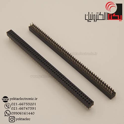 پین هدر ماده صاف 50*2 پین1.00میلیمتر — تصویر ۲