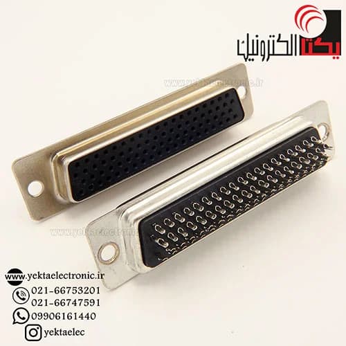 دی کانکتور کابلی 4ردیفه مادگی 78 پین — تصویر ۲