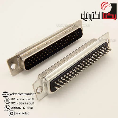 دی کانکتور کابلی 3ردیفه نری 62 پین