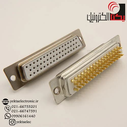 دی کانکتور کابلی صنعتی مادگی 50 پین — تصویر ۲