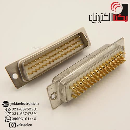 دی کانکتور کابلی صنعتی نری 50 پین
