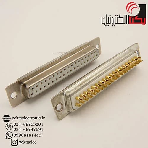 دی کانکتور کابلی صنعتی مادگی 37 پین — تصویر ۲