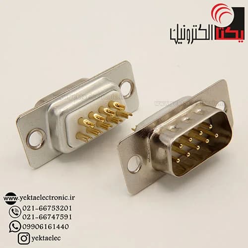 دی کانکتور کابلی صنعتی نری 9 پین — تصویر ۲