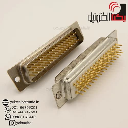 دی کانکتور روبردی صاف صنعتی نری 50 پین