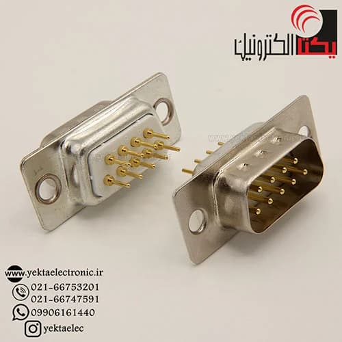 دی کانکتور روبردی صاف صنعتی نری 9 پین — تصویر ۳
