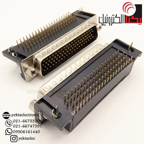 دی کانکتور روبردی رایت انگل 4 ردیفه نری 78 پین — تصویر ۳
