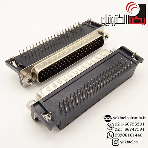 دی کانکتور روبردی رایت انگل 3ردیفه نری 62 پین