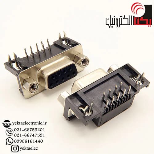 دی کانکتور روبردی رایت انگل مادگی 9پین — تصویر ۲