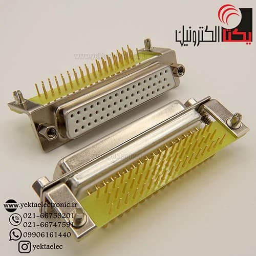 دی کانکتور روبردی رایت انگل صنعتی مادگی 50 پین — تصویر ۲