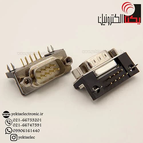 دی کانکتور روبردی رایت انگل صنعتی نری 9 پین — تصویر ۴