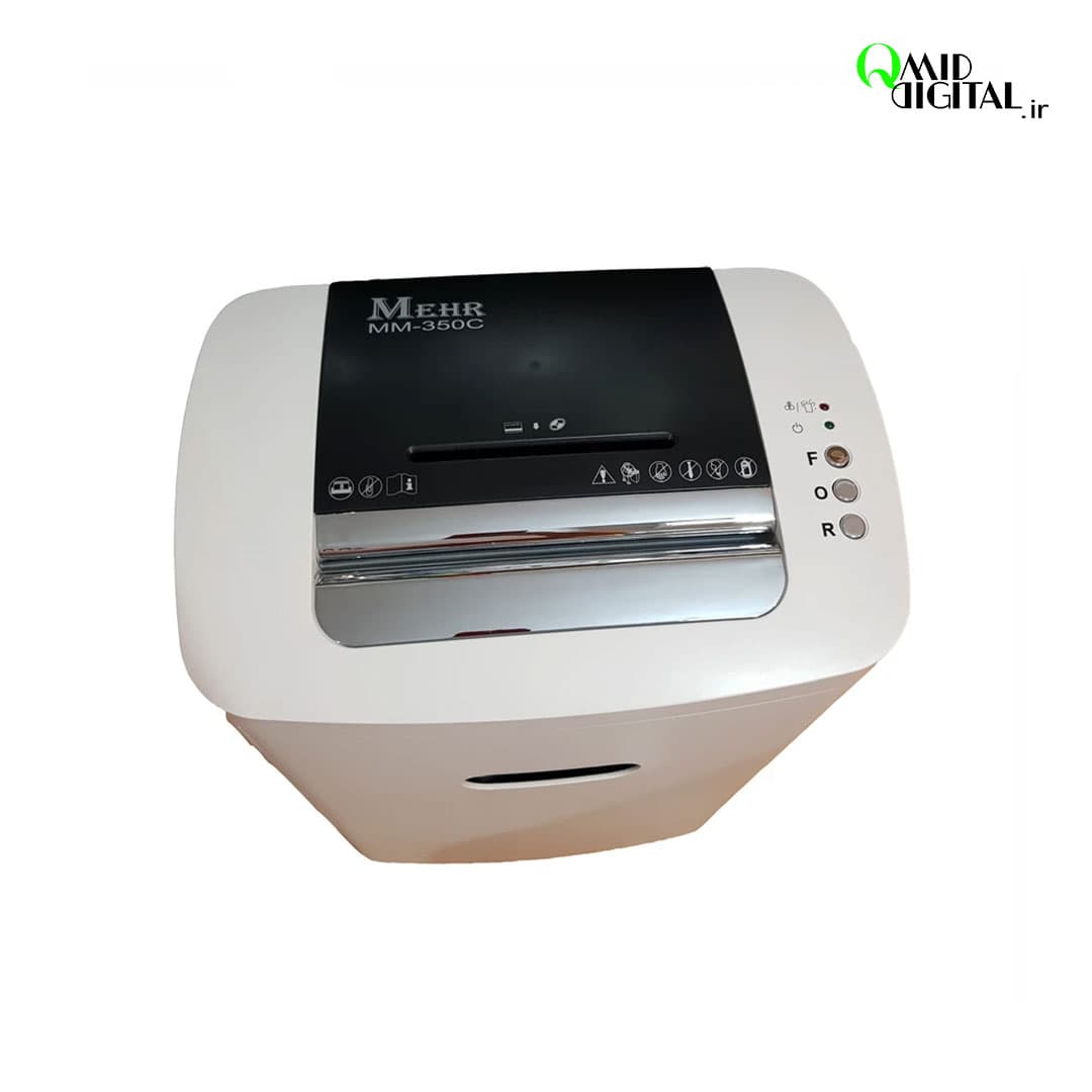 کاغذ خردکن مهر مدل MM-350C | خردکن کاغذ با قابلیت نگهداری تا 350 برگ