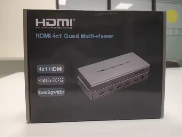 HDMI 4×1 Quad Multi view لمونتک — تصویر ۵