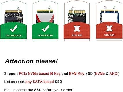 تبدیل ssd m.2 به مک بوک لمونتک — تصویر ۳