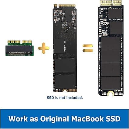 تبدیل ssd m.2 به مک بوک لمونتک — تصویر ۶