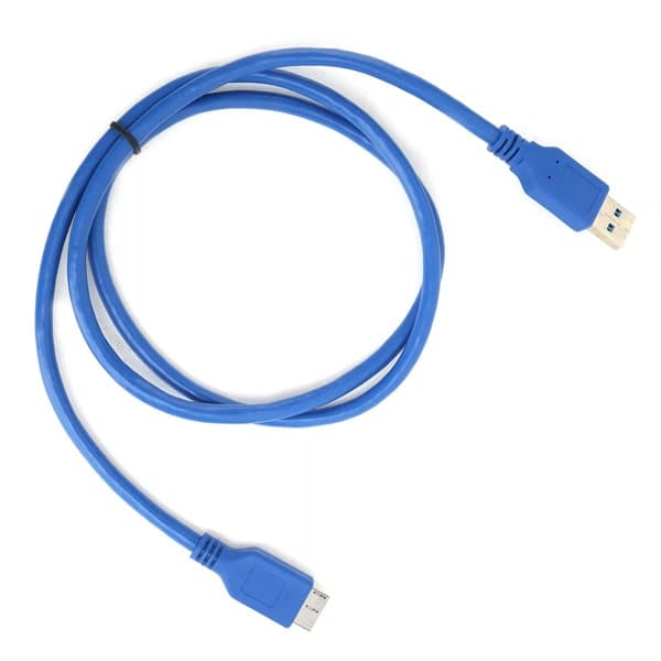 کابل هارد اکسترنال USB 3.0 به Micro-B لمونتک نیم متری — تصویر ۳