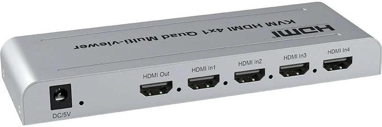 KVM HDMI 4*1 QUAD MULTI VIEWER 1080 لمونتک — تصویر ۴