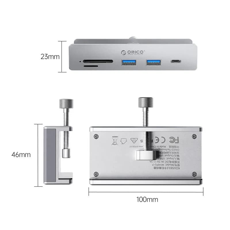 هاب 7 پورت USB-C اوریکو مدل MH5PCM-10 — تصویر ۵