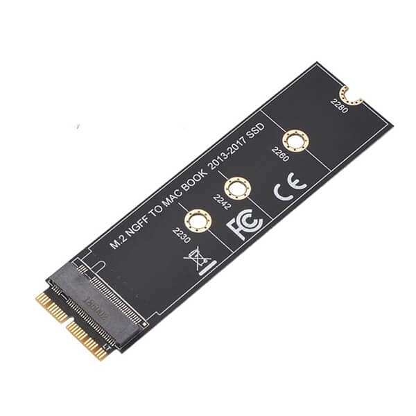 کارت تبدیل SSD NVMe M.2 به PCI-e مک بوک (2013-2017)