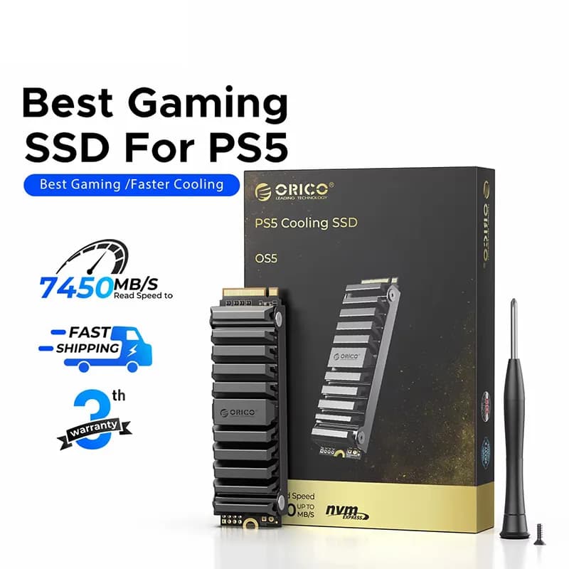 حافظه اس اس دی اینترنال با هیت‌ سینک اوریکو مدل OE5-2TB ظرفیت 2TB — تصویر ۵