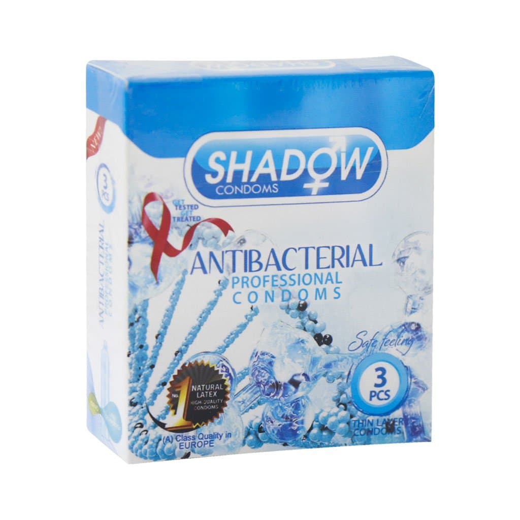 کاندوم شادو مدل Antibacterial بسته 3 عددی — تصویر ۳