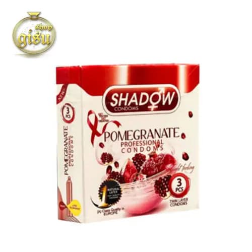 کاندوم شادو مدل Pomegranate بسته 3 عددی — تصویر ۲