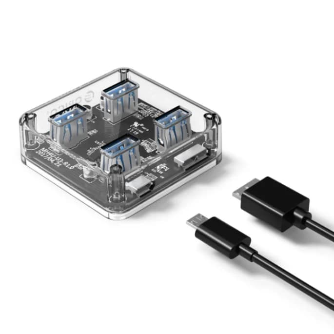 هاب 4 پورت USB3.0 شفاف اوریکو مدل MH4UC-U3-10 — تصویر ۷