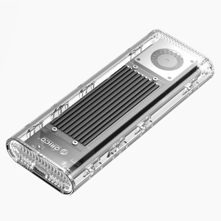 باکس M.2 NVMe SSD شفاف اوریکو مدل TCM2-G20 — تصویر ۲