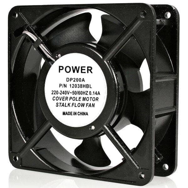 فن رک 220 ولت بلبرینگی سایز 12×12 مدل power — تصویر ۳