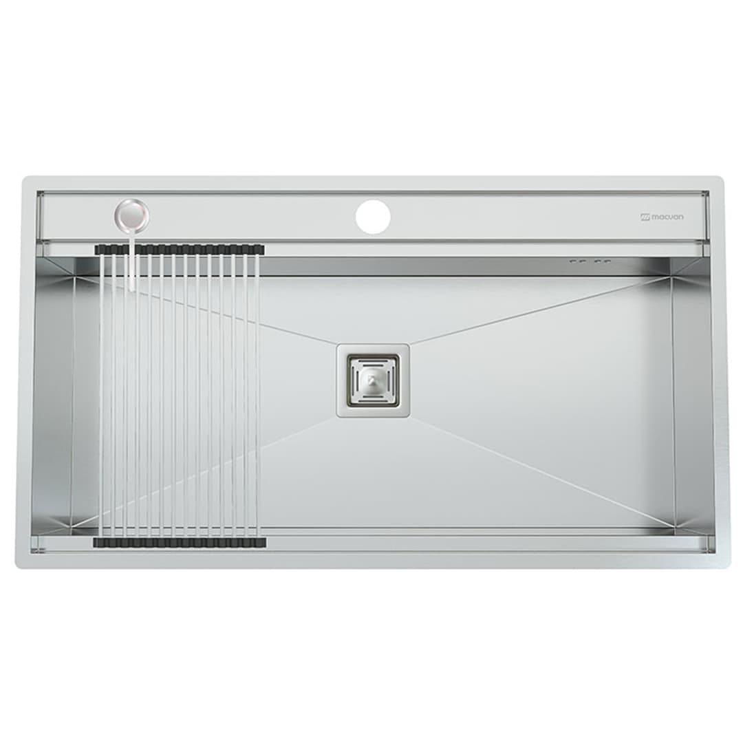 سینک ظرفشویی استیل مکوان مدل Basic 90 — تصویر ۹
