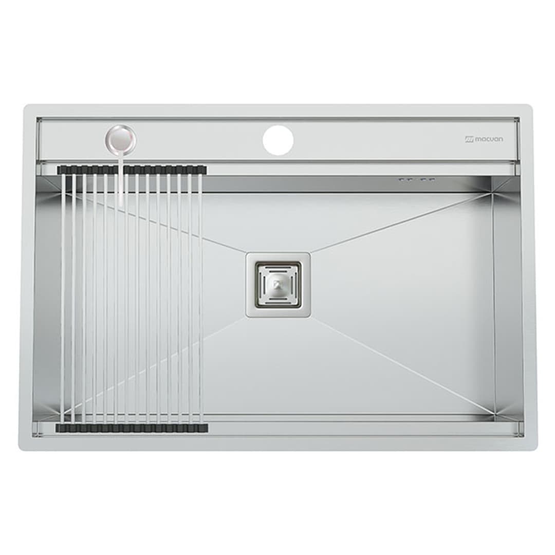 سینک ظرفشویی استیل مکوان مدل Basic 74 — تصویر ۲