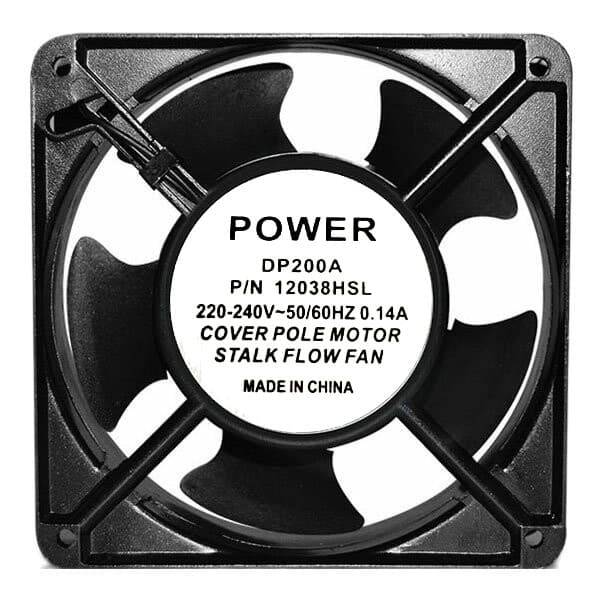 فن رک 220 ولت بوشی سایز 12×12 مدل power