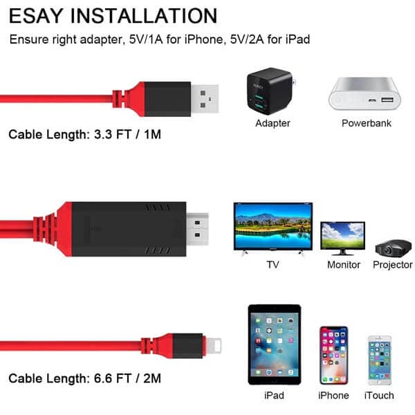 کابل MHL تبدیل lightning به HDMI — تصویر ۳