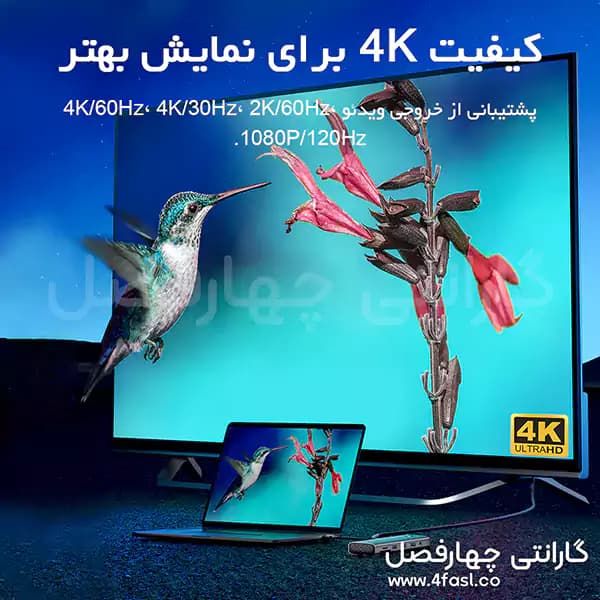هاب 9 پورت USB-C اوریکو مدل PW11-9P — تصویر ۶