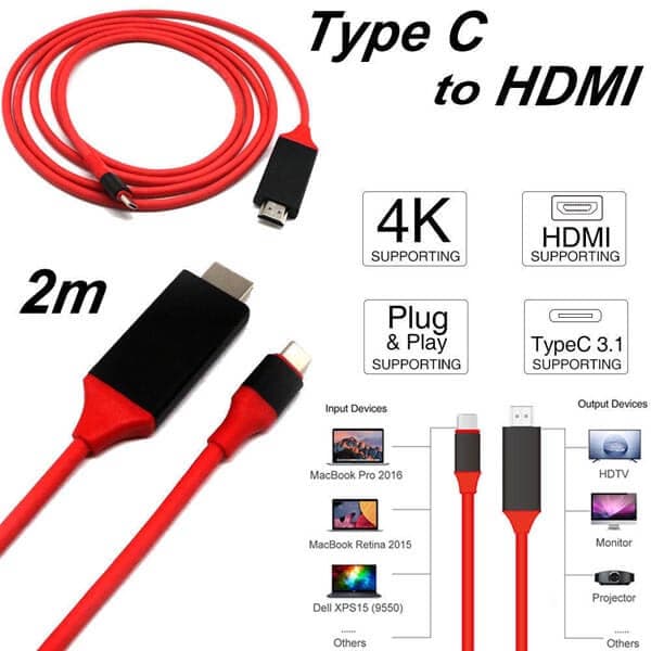کابل MHL تبدیل type c به HDMI — تصویر ۶