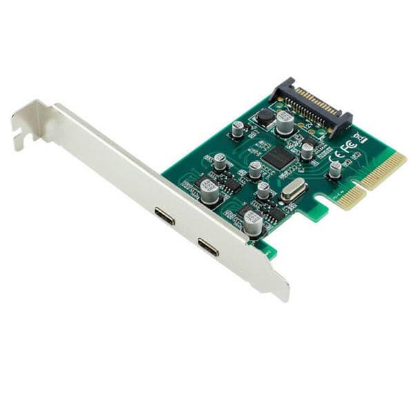 کارت تبدیل PCI-express به TYPE C دو پورت — تصویر ۳