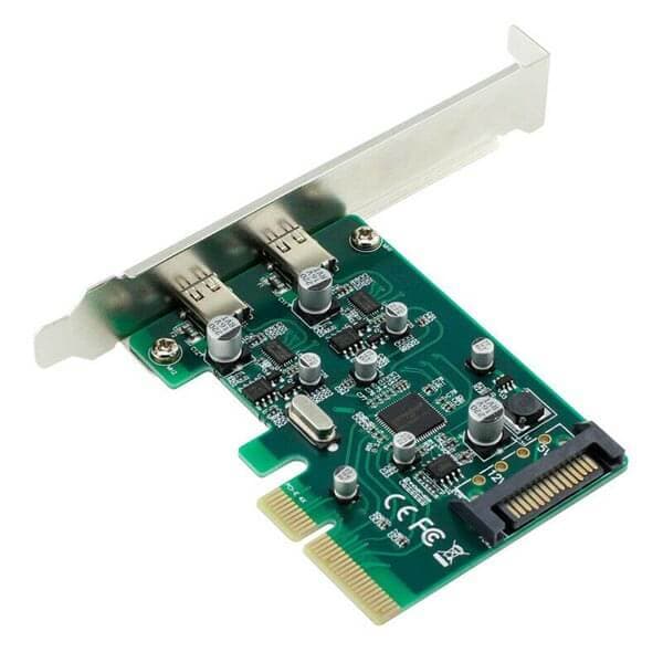 کارت تبدیل PCI-express به TYPE C دو پورت — تصویر ۵