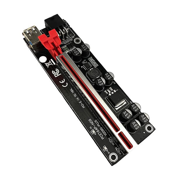 رایزر کارت گرافیک تبدیل PCI EXPRESS 1X به 16Xمدل 009S plus چیپ 150 — تصویر ۵