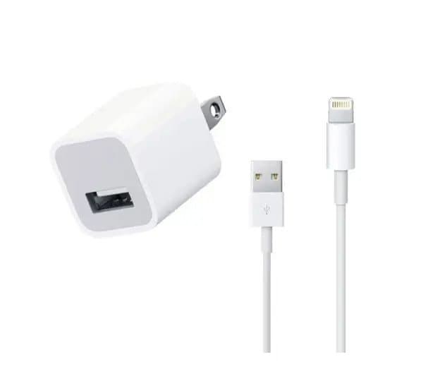 شارژر دیواری و کابل لایتنینگ به USB آیفون مدل MD836CH/A